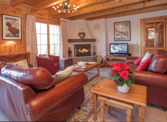 Chalet Tranquille interior features