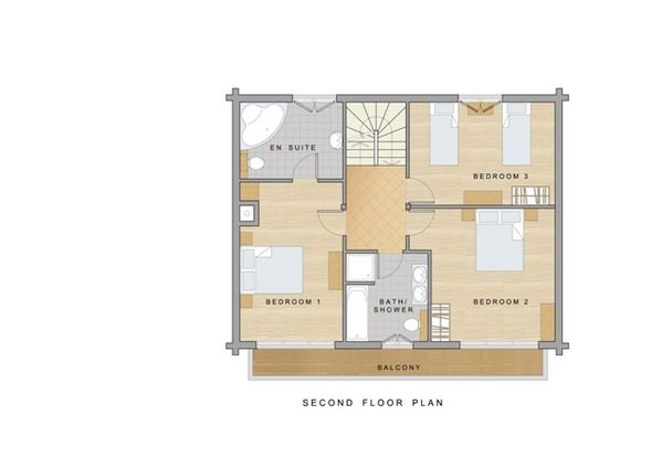 Chalet Daim - Second floor plan
